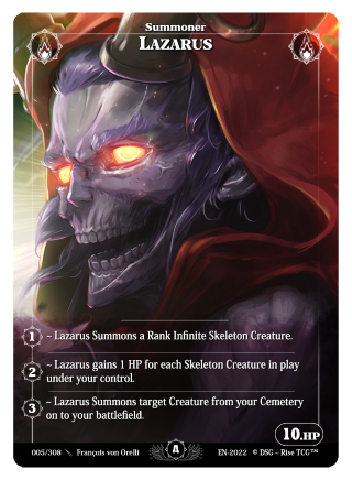 Rise TCG | Alpha édition standard | 005 / 308 | lazarus alt rare