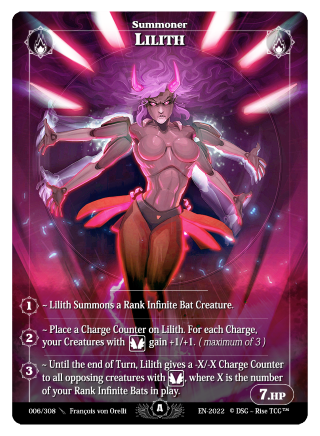 Rise TCG | Alpha édition standard | 006 / 308 | lilith rare