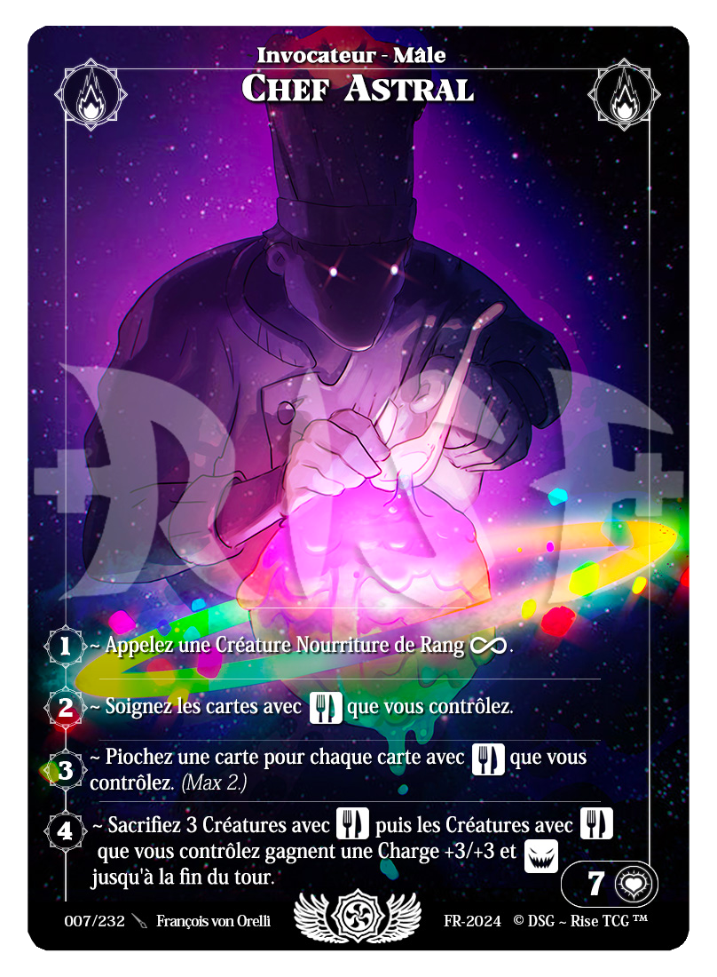 Rise TCG | Candypocalypse édition standard | 007 / 232 | chef astral rare