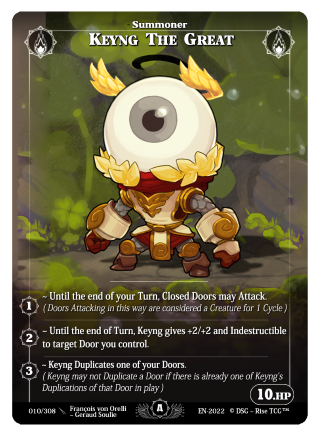 Rise TCG | Alpha édition standard | 010 / 308 | keyng the great rare