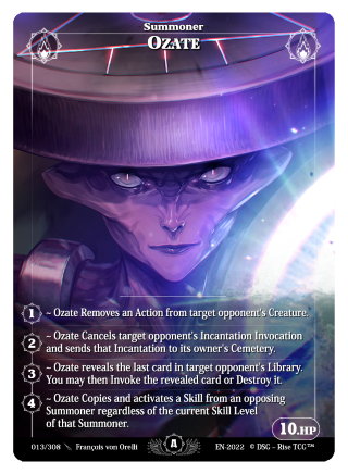 Rise TCG | Alpha édition standard | 013 / 308 | ozate alt rare