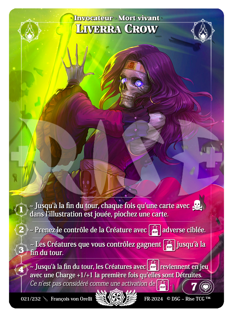 Rise TCG | Candypocalypse édition standard | 021 / 232 | liverra crow rare