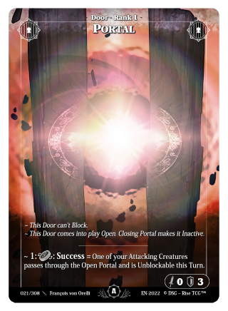 Rise TCG | Alpha édition standard | 021 / 308 | portal uncommon