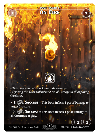Rise TCG | Alpha édition standard | 022 / 308 | on fire rare
