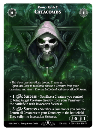 Rise TCG | Alpha édition standard | 028 / 308 | catacombs uncommon
