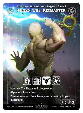 Rise TCG | Alpha édition standard | 034 / 308 | thorn they keymaster rare