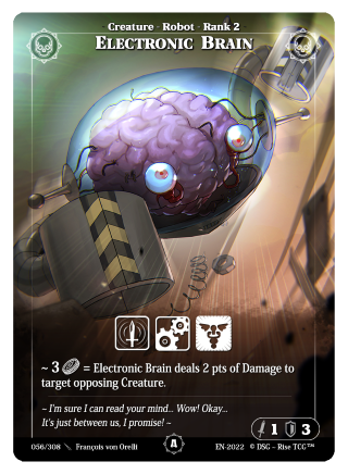 Rise TCG | Alpha édition standard | 056 / 308 | electronic brain common