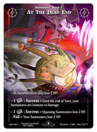 Rise TCG | Alpha édition standard | 106 / 308 | at the dead end uncommon