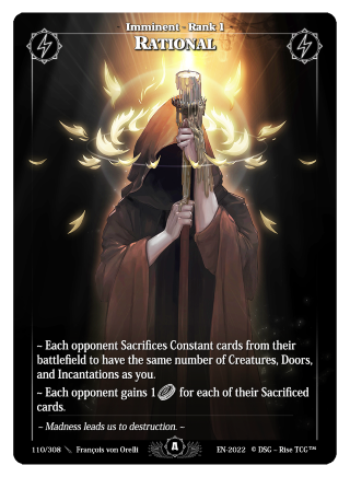 Rise TCG | Alpha édition standard | 110 / 308 | rational rare