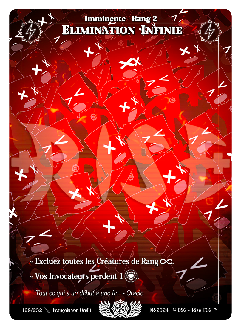 Rise TCG | Candypocalypse édition standard | 129 / 232 | élimination infinie rare