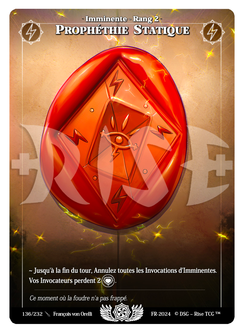 Rise TCG | Candypocalypse édition standard | 136 / 232 | prophétie statique rare