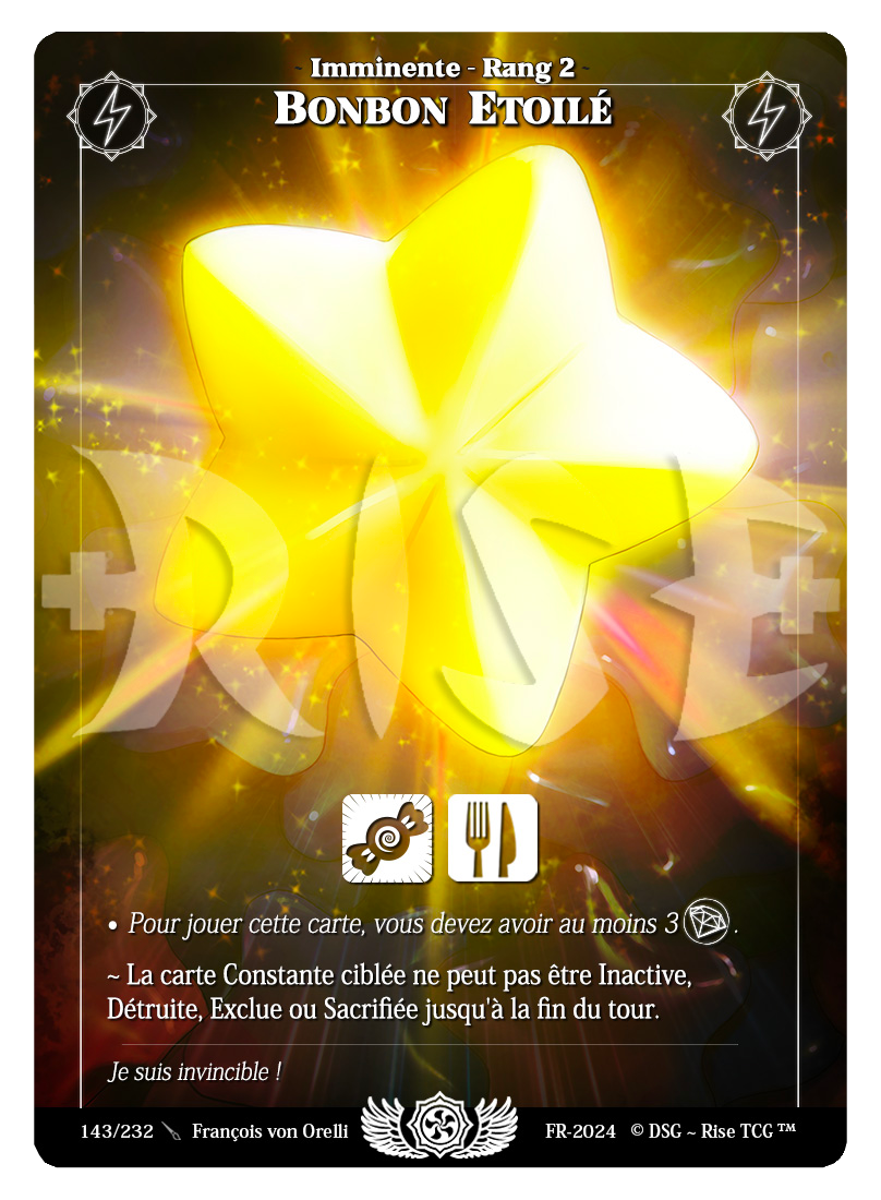 Rise TCG | Candypocalypse édition standard | 143 / 232 | bonbon étoilé rare