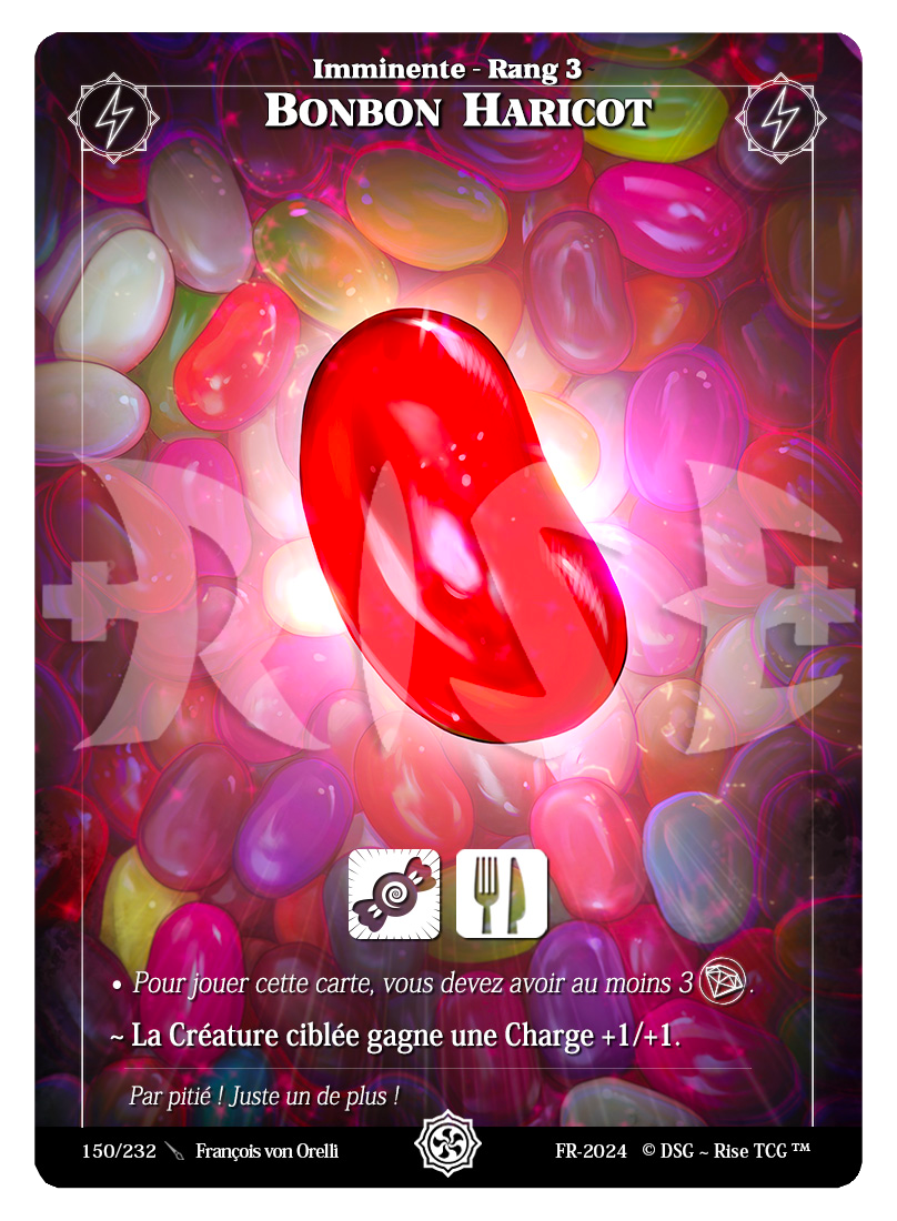 Rise TCG | Candypocalypse édition standard | 150 / 232 | bonbon haricot common