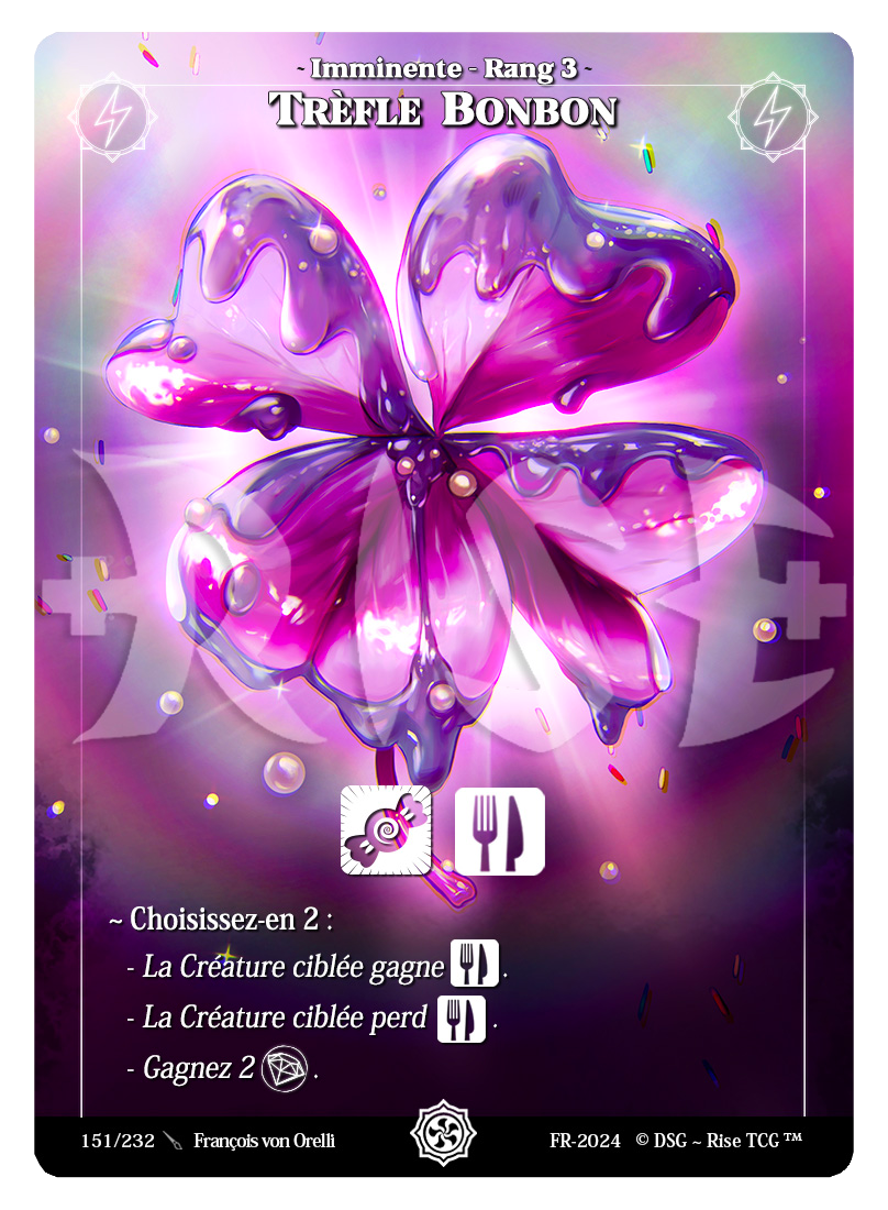 Rise TCG | Candypocalypse édition standard | 151 / 232 | trefle bonbon common