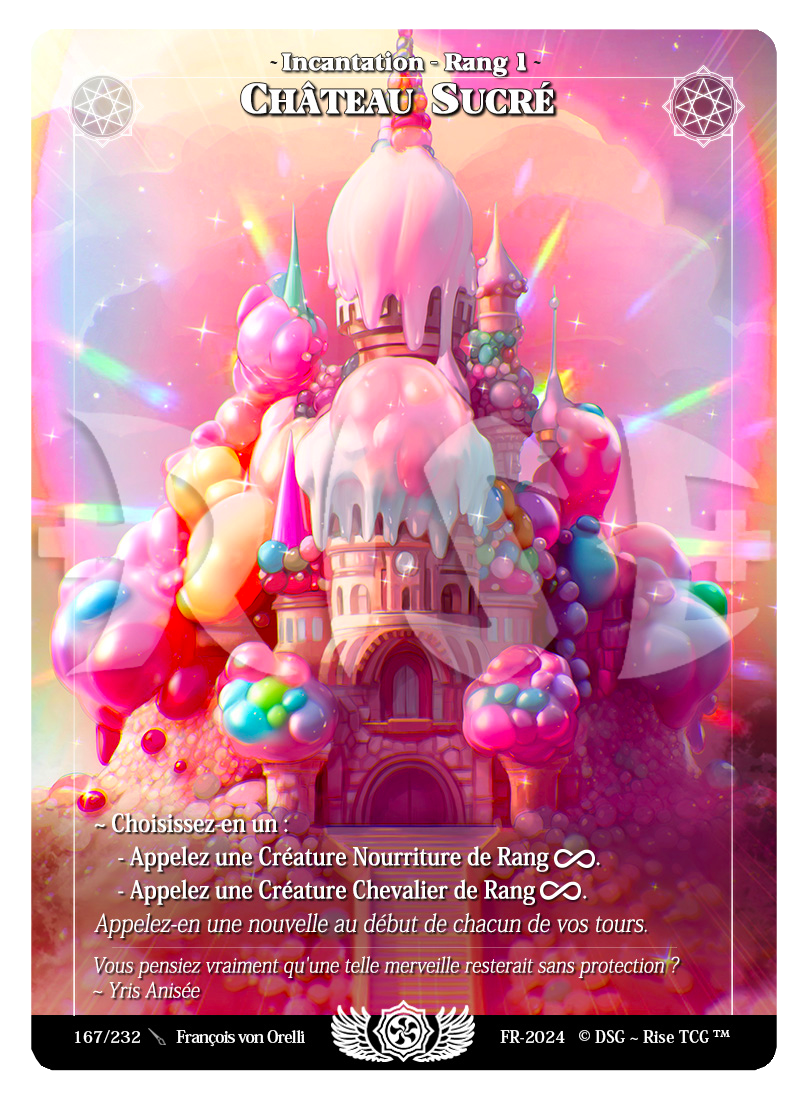 Rise TCG | Candypocalypse édition standard | 167 / 232 | château sucré rare
