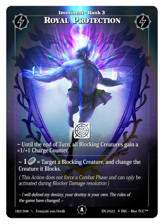 Rise TCG | Alpha édition standard | 182 / 308 | royal protection common