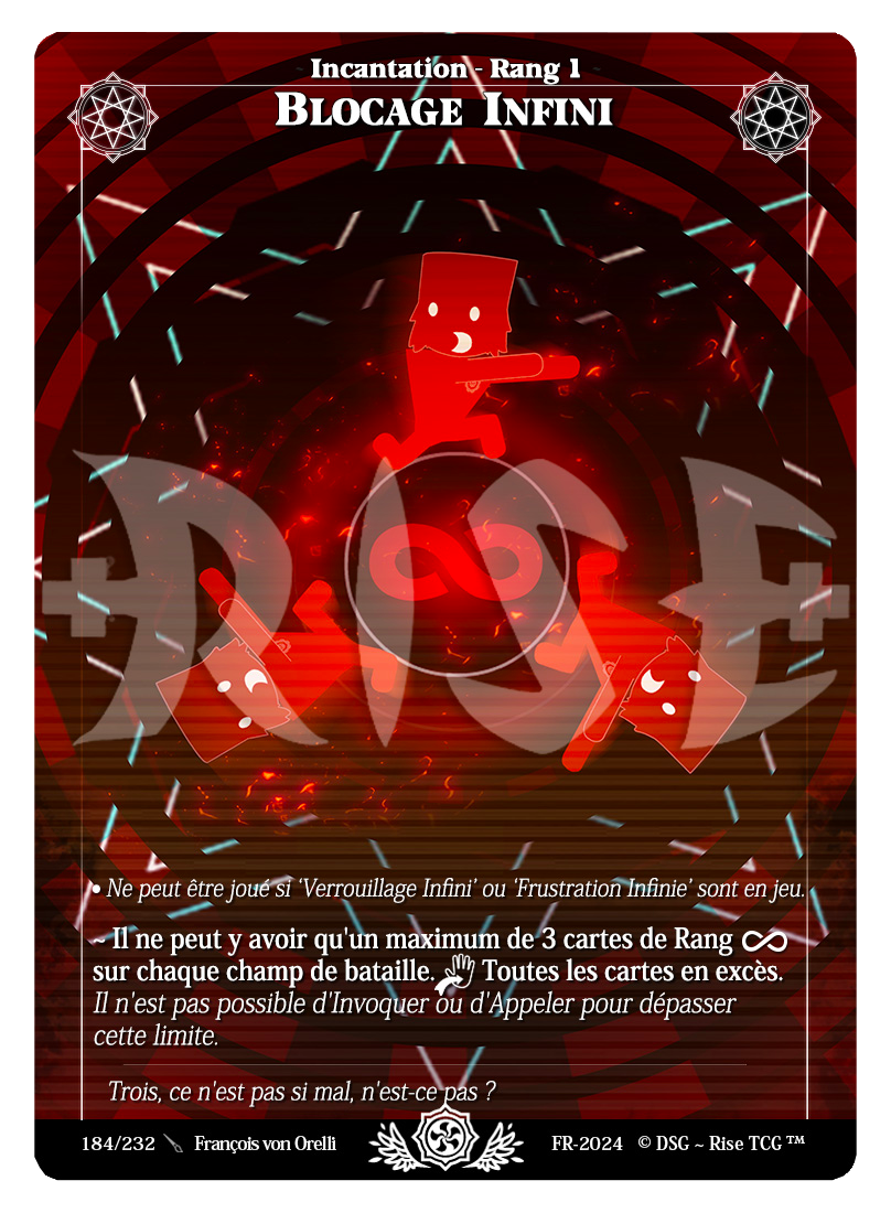 Rise TCG | Candypocalypse édition standard | 184 / 232 | blocage infini uncommon