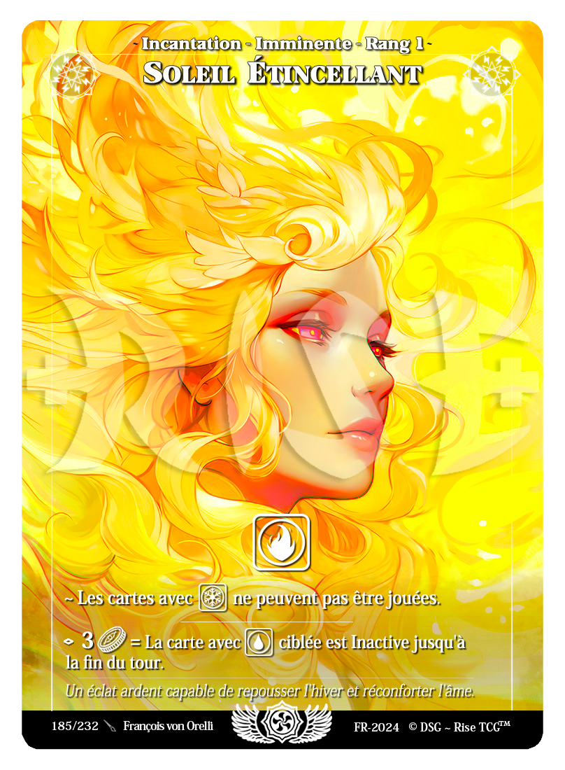 Rise TCG | Candypocalypse édition standard | 185 / 232 | soleil étincellant rare