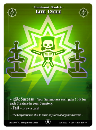 Rise TCG | Alpha édition standard | 187 / 308 | life cycle common