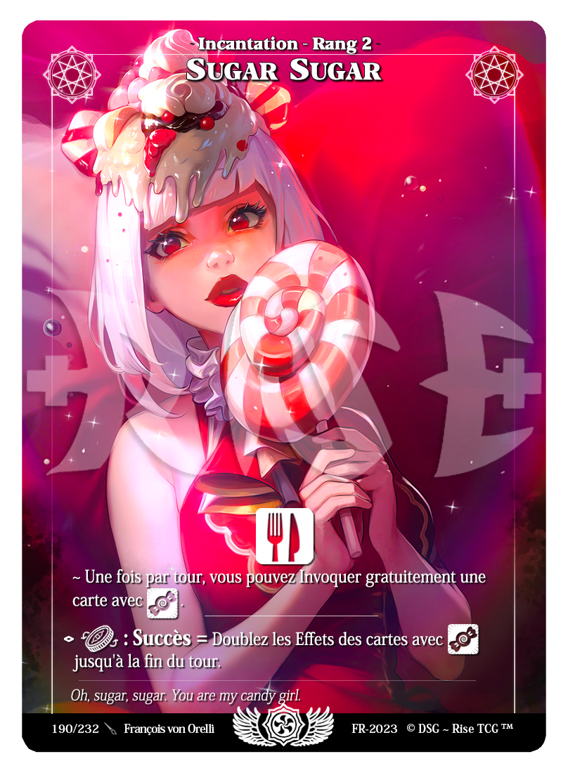 Rise TCG | Candypocalypse édition standard | 190 / 232 | sugar sugar rare