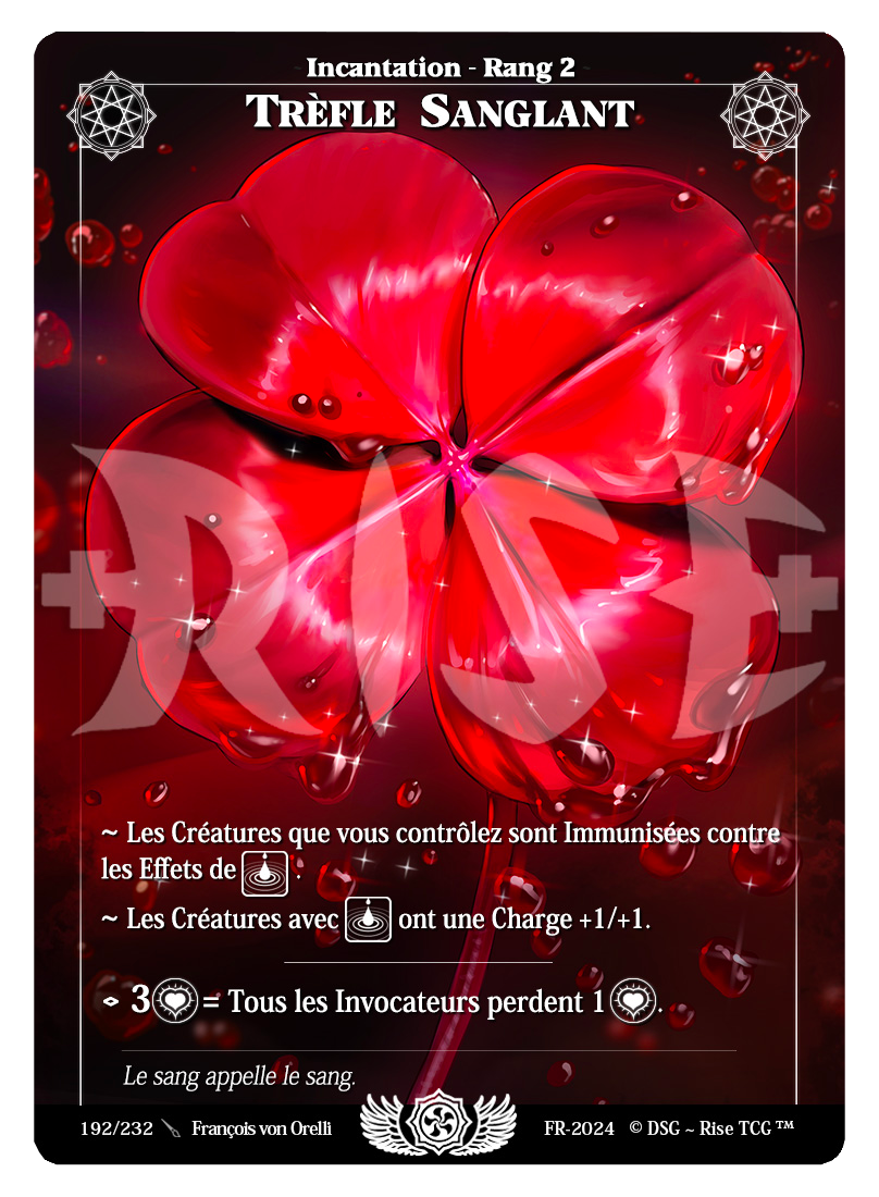 Rise TCG | Candypocalypse édition standard | 192 / 232 | trefle sanglant rare