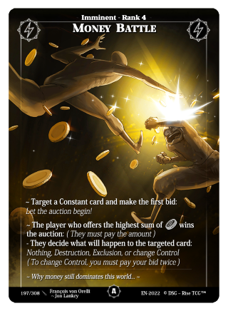 Rise TCG | Alpha édition standard | 197 / 308 | money battle common