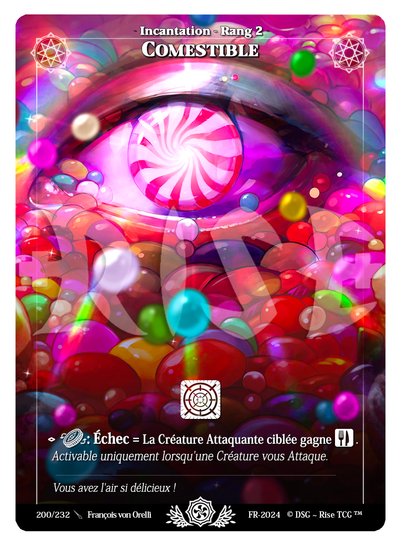 Rise TCG | Candypocalypse édition standard | 200 / 232 | comestible uncommon