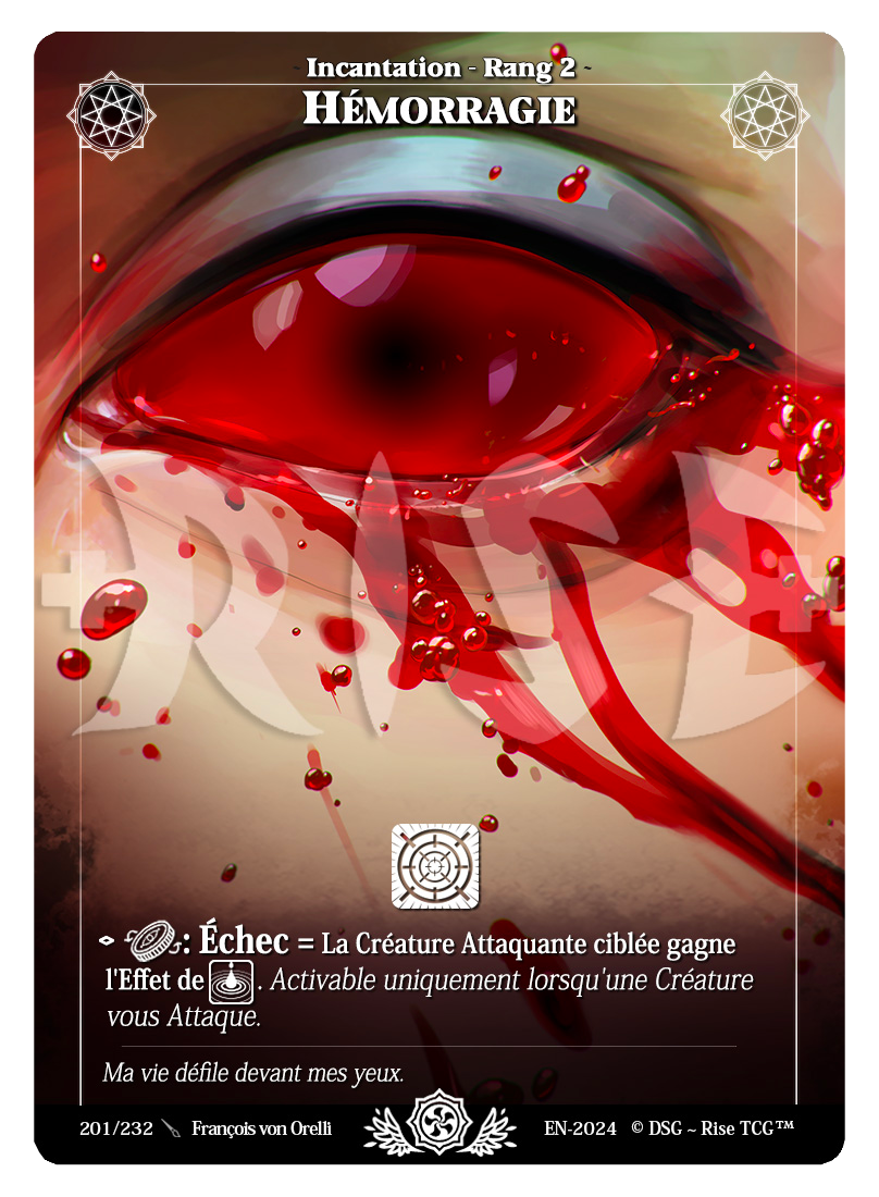 Rise TCG | Candypocalypse édition standard | 201 / 232 | hémorragie uncommon