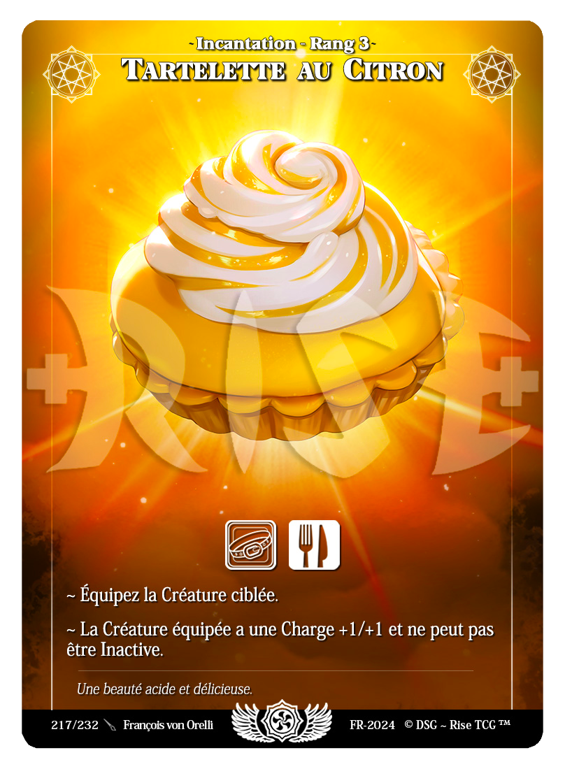 Rise TCG | Candypocalypse édition standard | 217 / 232 | tartelette au citron rare