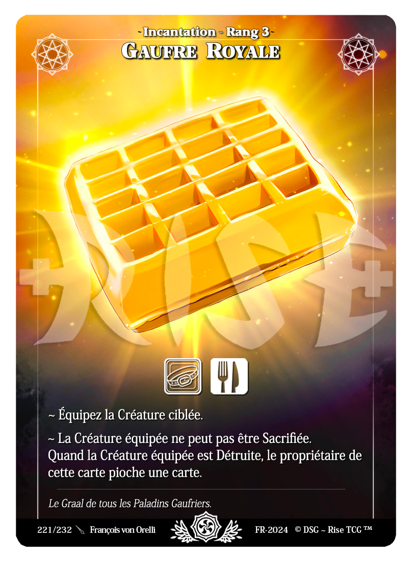 Rise TCG | Candypocalypse édition standard | 221 / 232 | gaufre royale uncommon