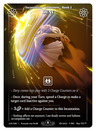 Rise TCG | Alpha édition standard | 224 / 308 | deny rare