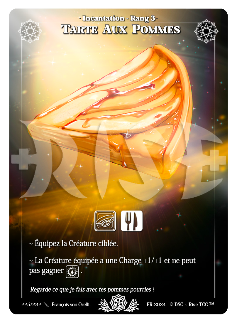 Rise TCG | Candypocalypse édition standard | 225 / 232 | tarte aux pommes uncommon