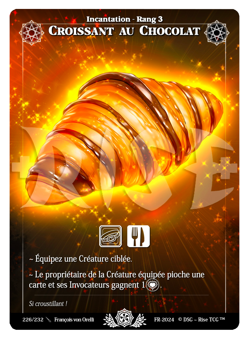 Rise TCG | Candypocalypse édition standard | 226 / 232 | croissant au chocolat uncommon