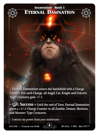 Rise TCG | Alpha édition standard | 242 / 308 | eternal damnation uncommon