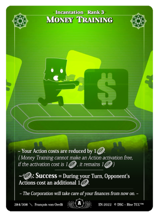 Rise TCG | Alpha édition standard | 284 / 308 | money training rare