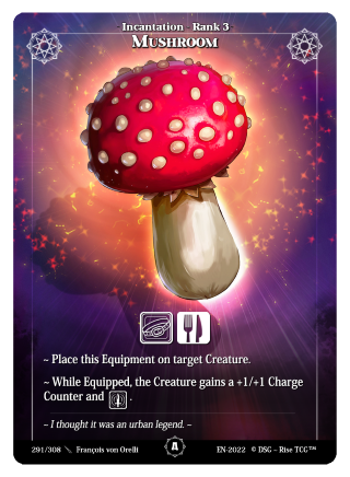 Rise TCG | Alpha édition standard | 291 / 308 | mushroom common