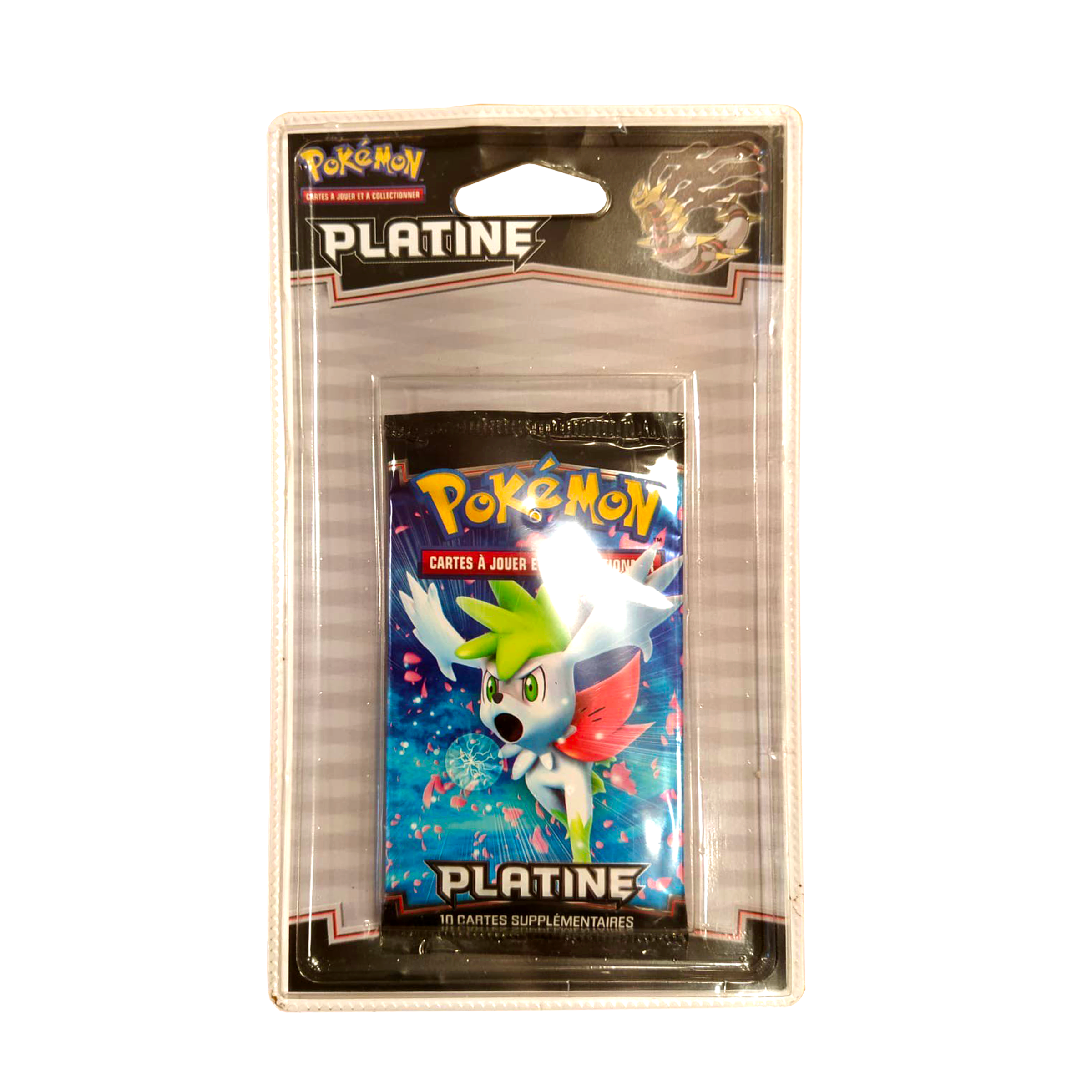 Booster sous blister | Pokémon | Illustration Shaymin | Platine | 🇫🇷