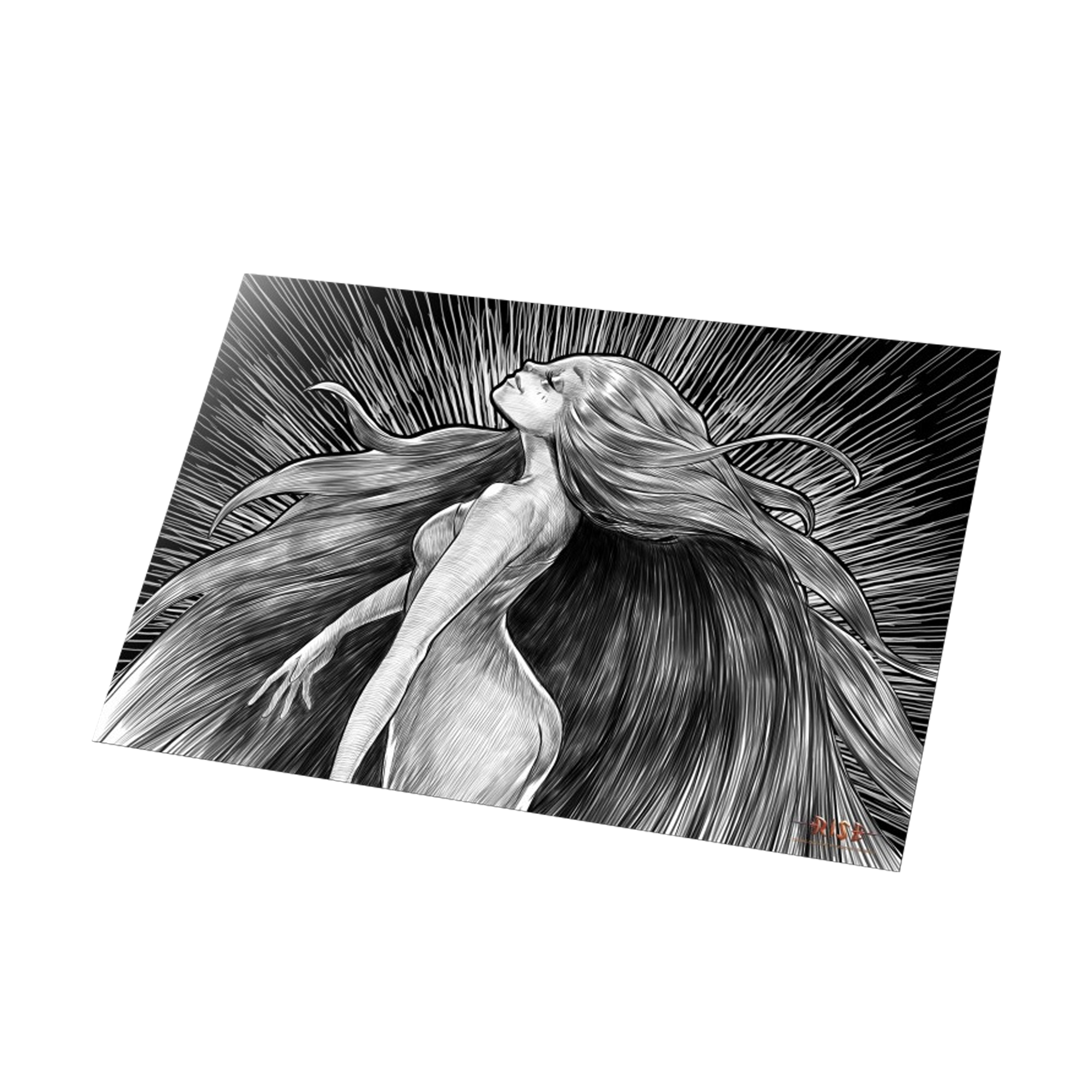 Playmat | Rise TCG | Sketch | Healthy level Up