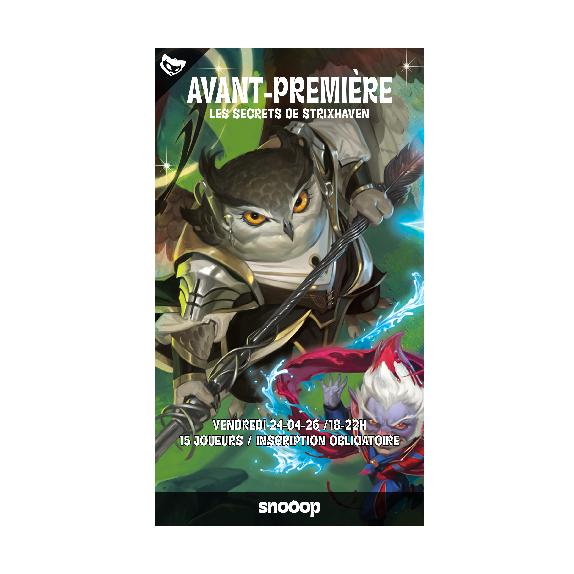 Inscription | Avant-Première Les Secrets de Strixhaven | Vendredi 24 Avril 2026
