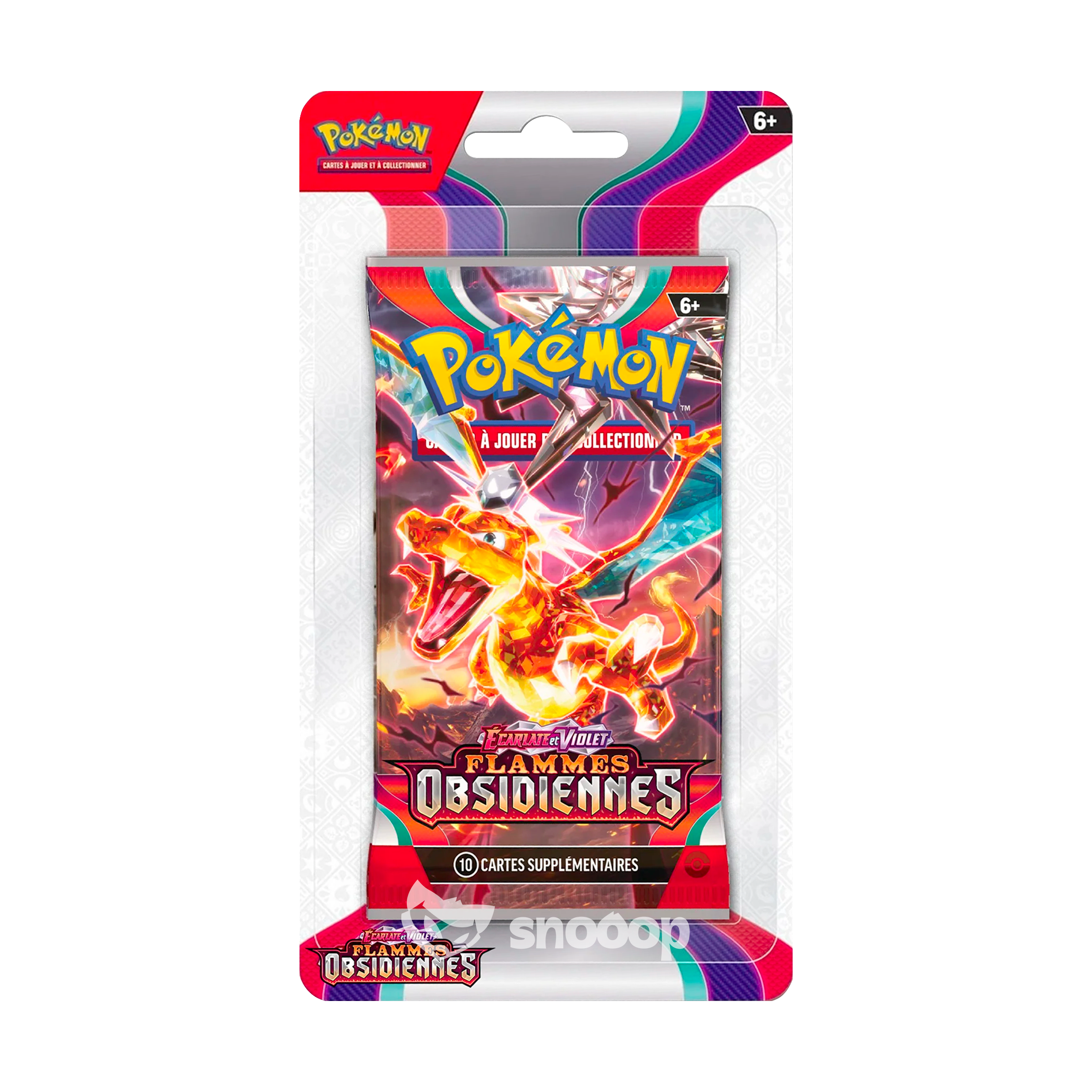 Booster sous blister | Pokémon | Écarlate et Violet | Flammes Obsidiennes (EV03) | 🇫🇷