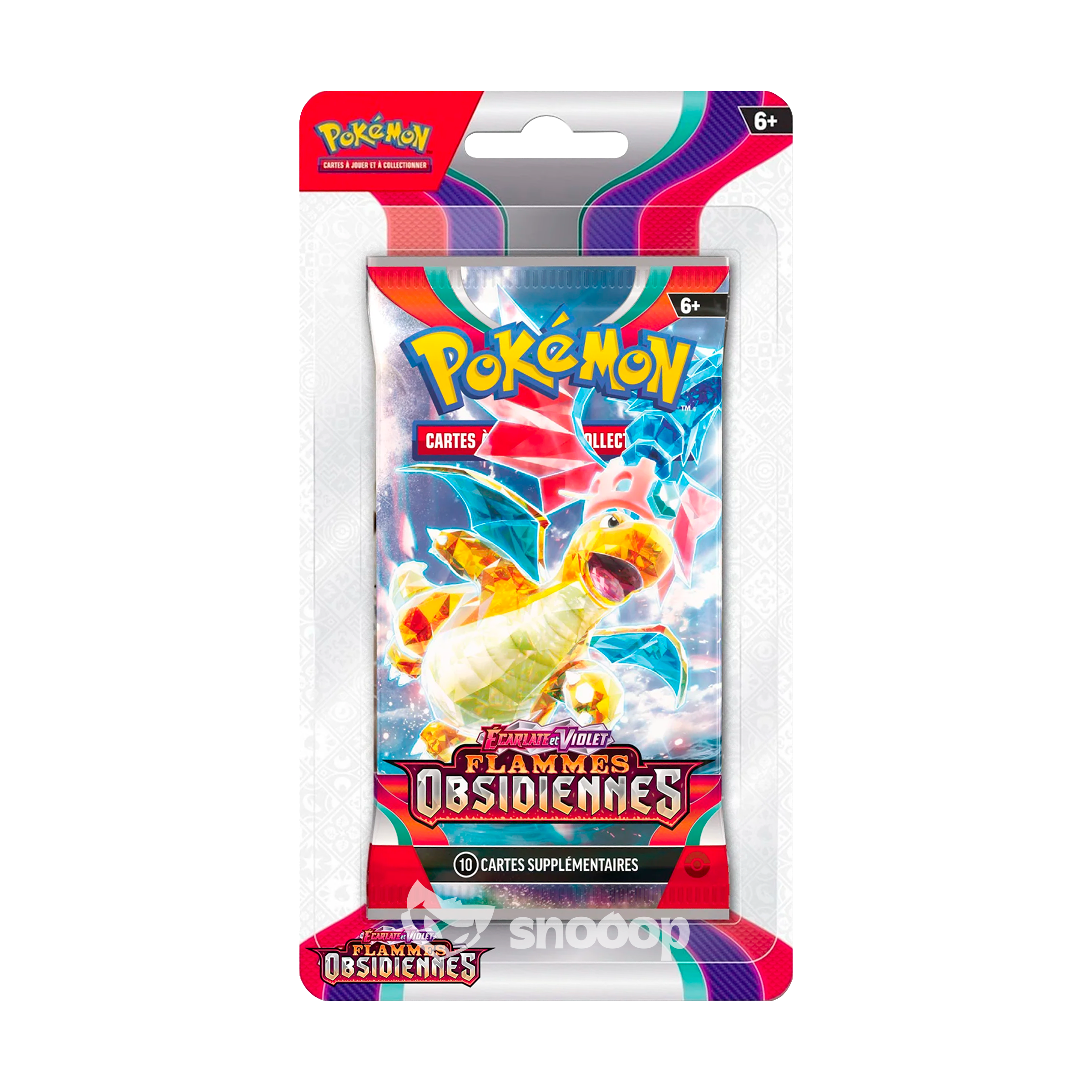 Booster sous blister | Pokémon | Écarlate et Violet | Flammes Obsidiennes (EV03) | 🇫🇷