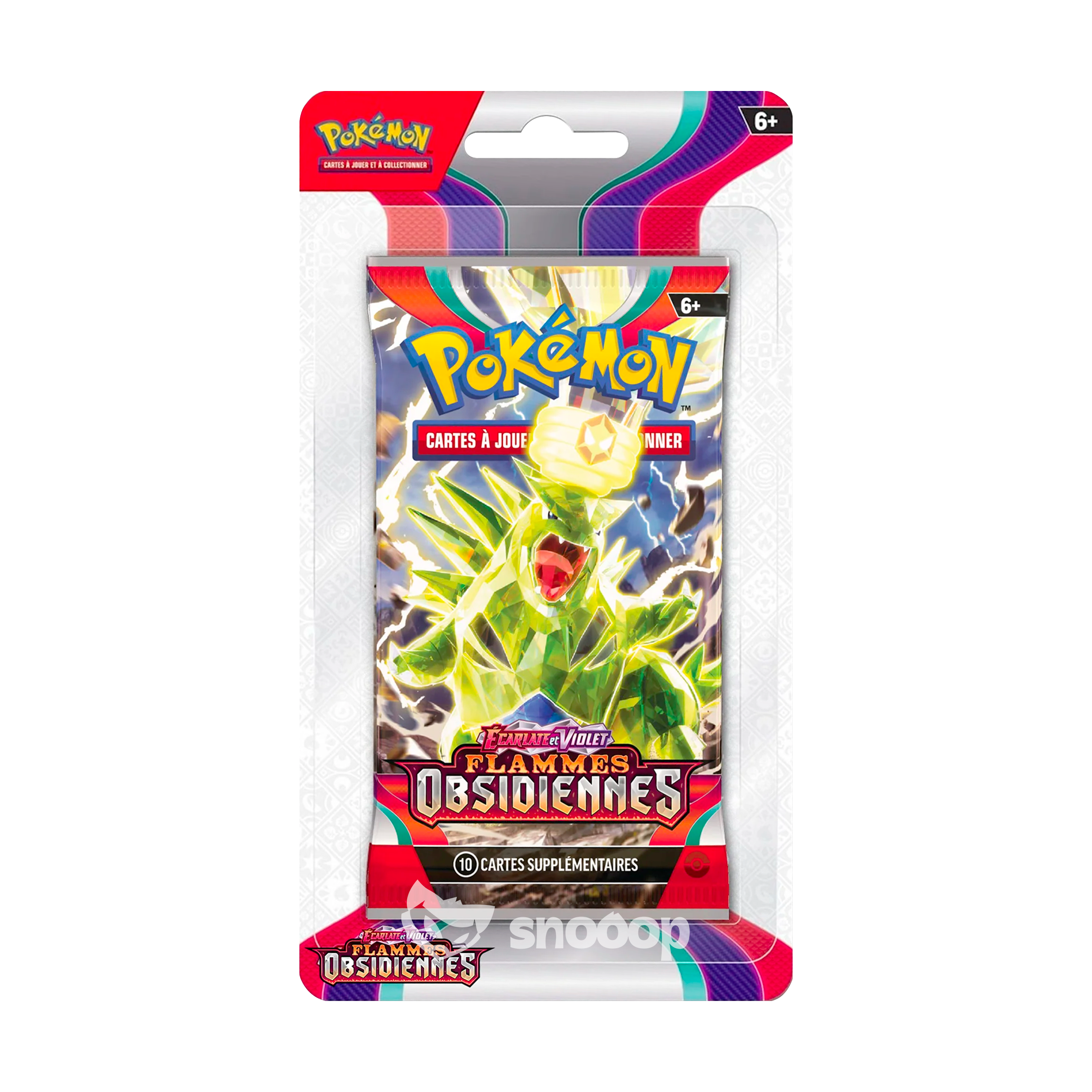 Booster sous blister | Pokémon | Écarlate et Violet | Flammes Obsidiennes (EV03) | 🇫🇷