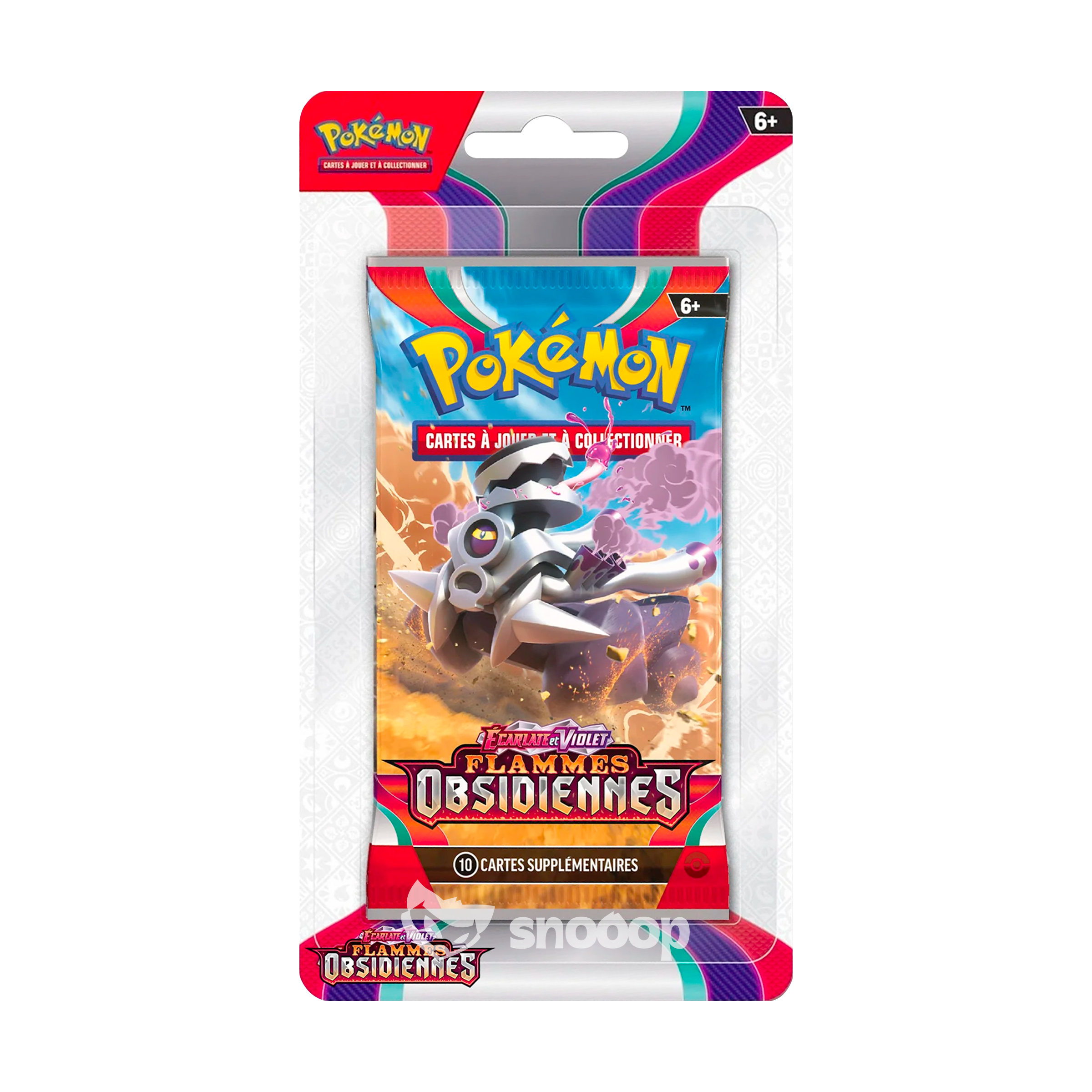 Booster sous blister | Pokémon | Écarlate et Violet | Flammes Obsidiennes (EV03) | 🇫🇷