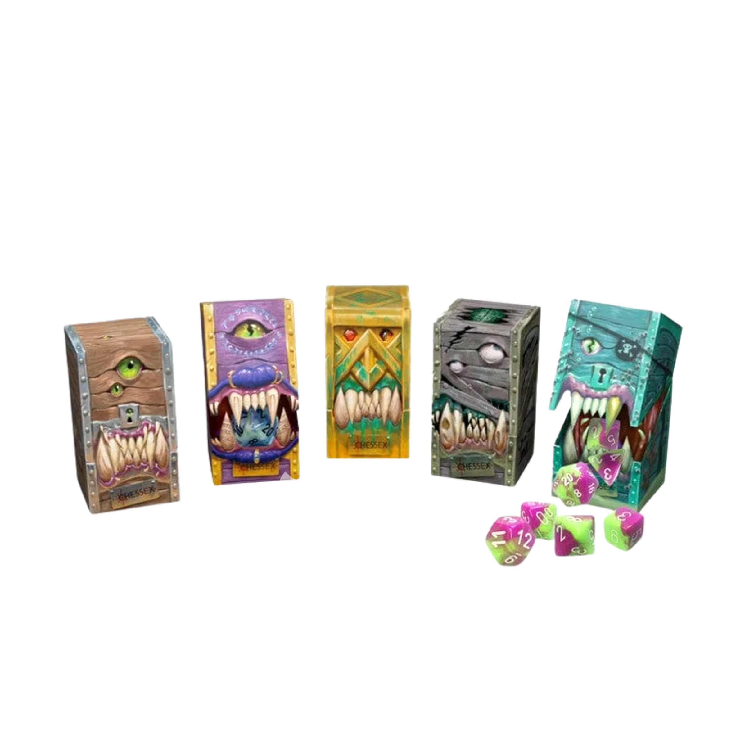 Set de 7 Dés | Chessex | Hidden Wonders™ | 🎲💎