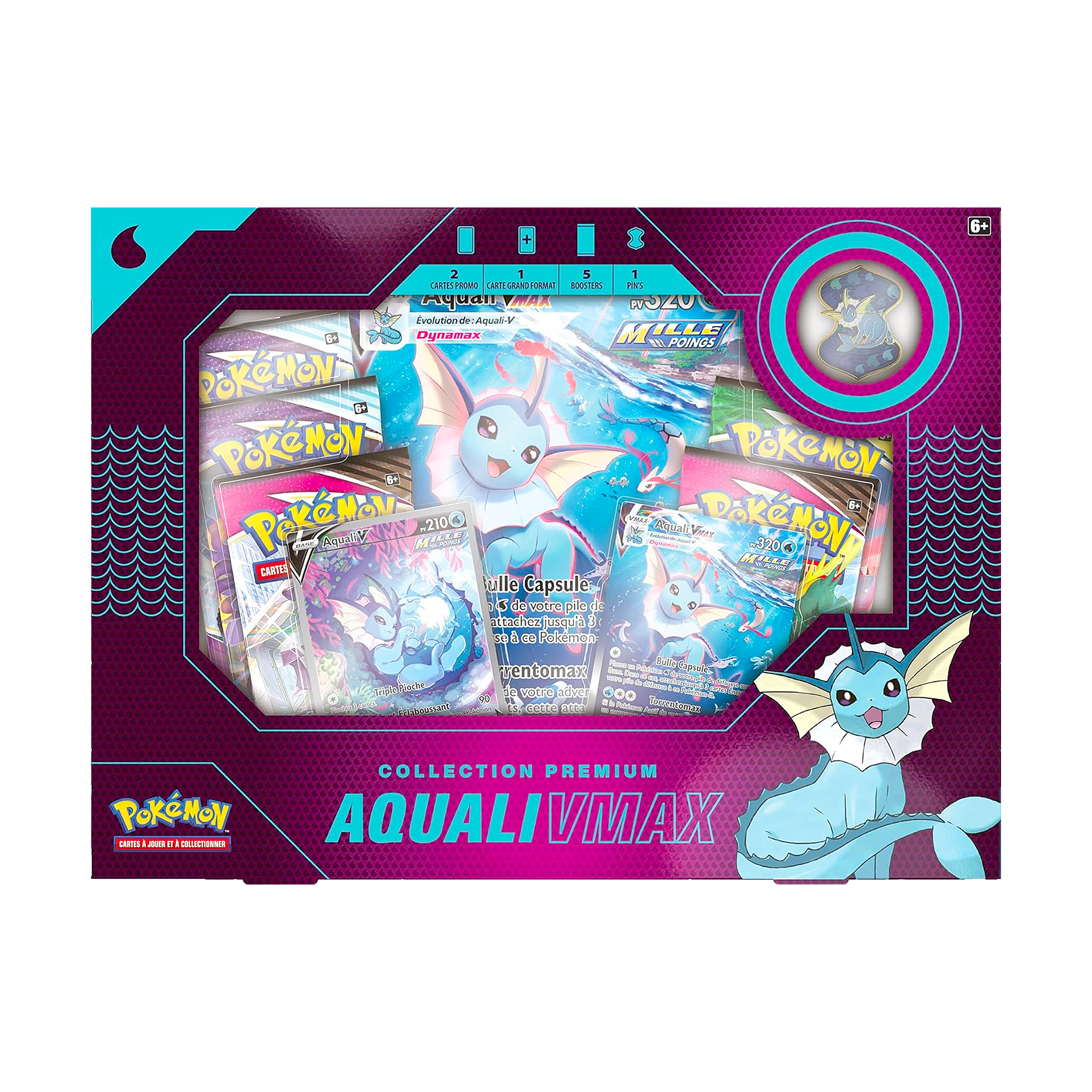 Coffret | Pokémon | Collection Premium | Aquali VMAX | 🇫🇷