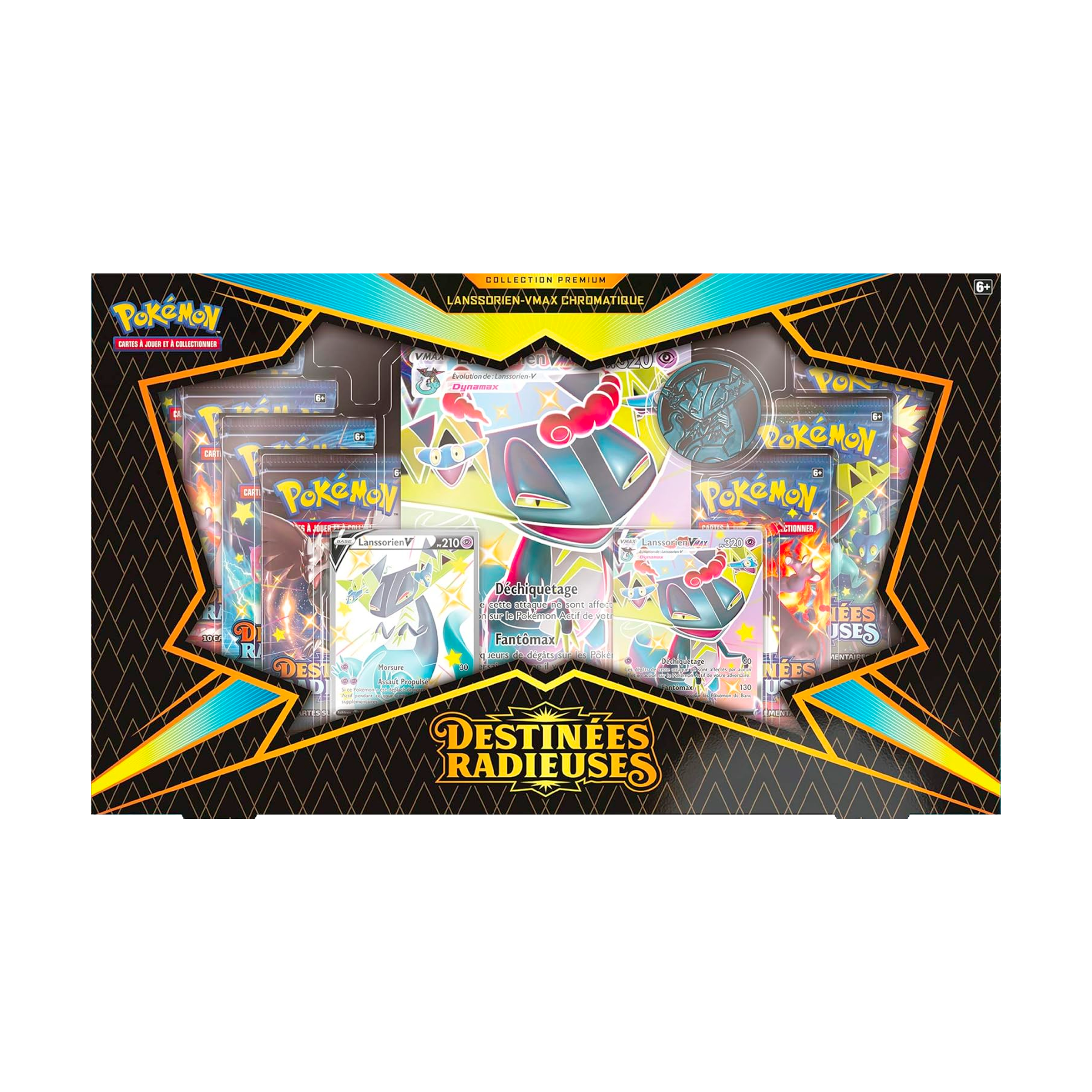 Coffret | Pokémon | Épée et Bouclier | Destinées Radieuses (EB04.5) | Lanssorien VMAX | 🇫🇷