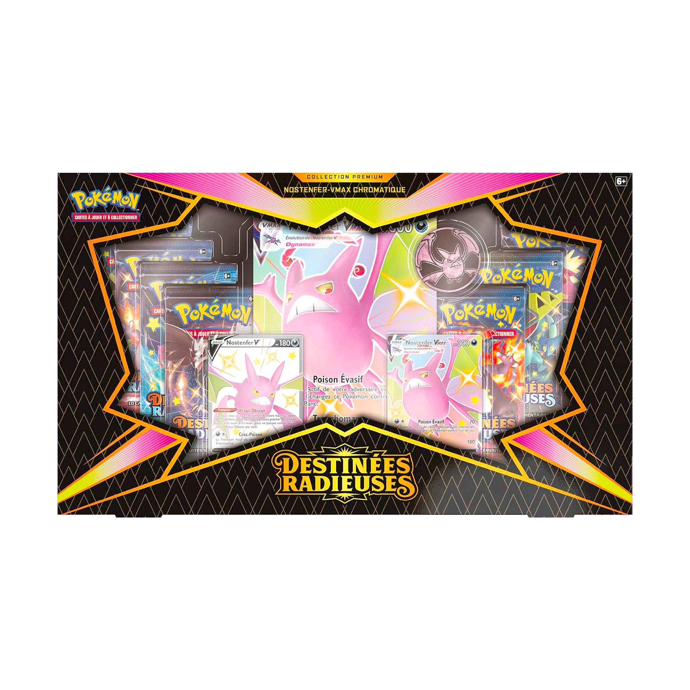 Coffret | Pokémon | Épée et Bouclier | Destinées Radieuses (EB04.5) | Nostenfer VMAX | 🇫🇷