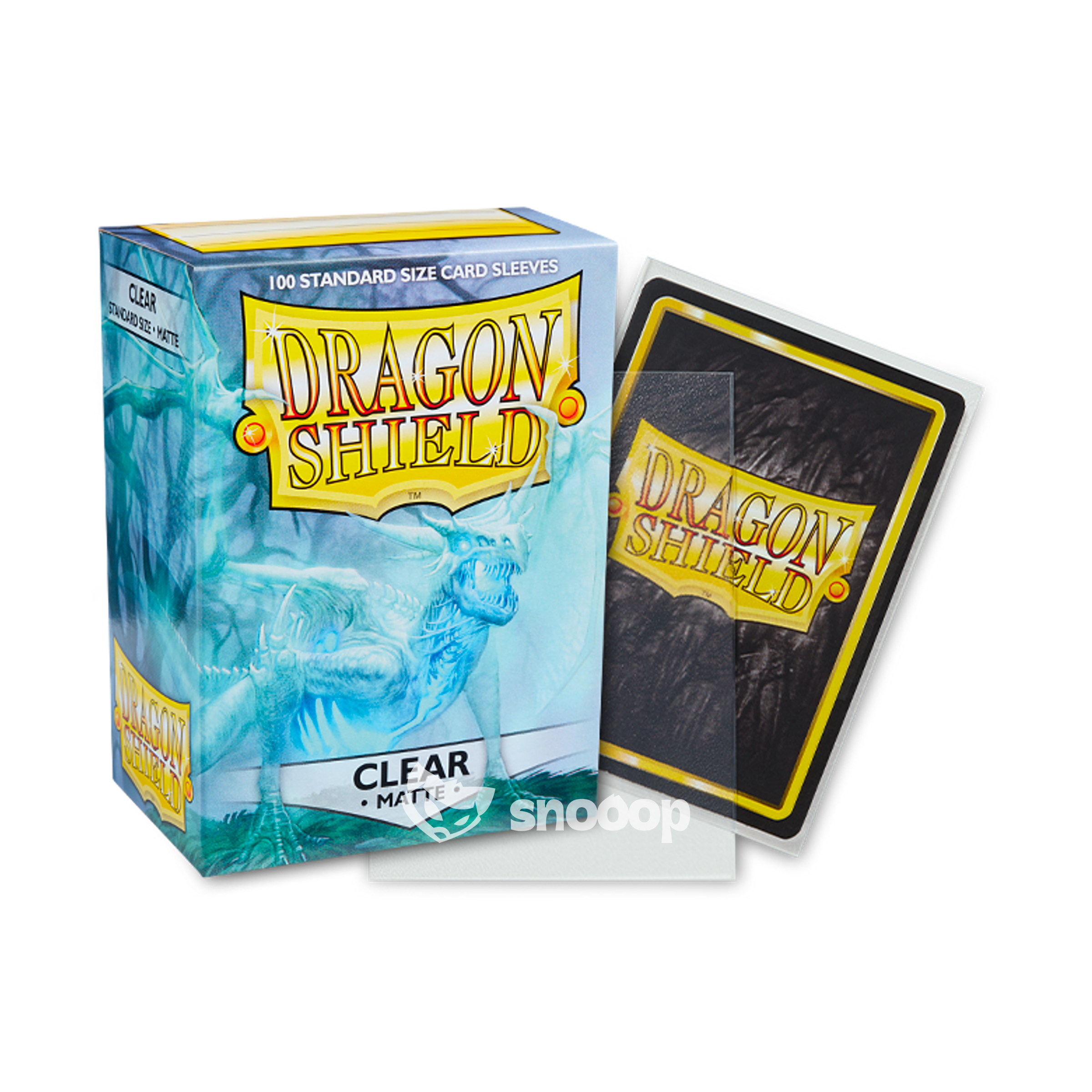 Sleeves | Dragon Shield | Standard Sleeves | Clear Matte | 100 Pièces 🎴