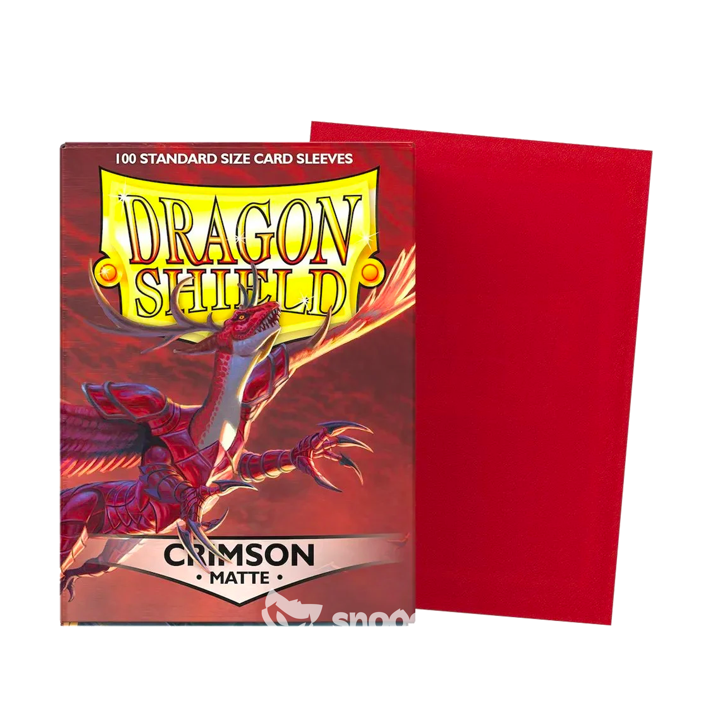 Sleeves | Dragon Shield | Standard Sleeves | Crimson Matte | 100 Pièces 🎴