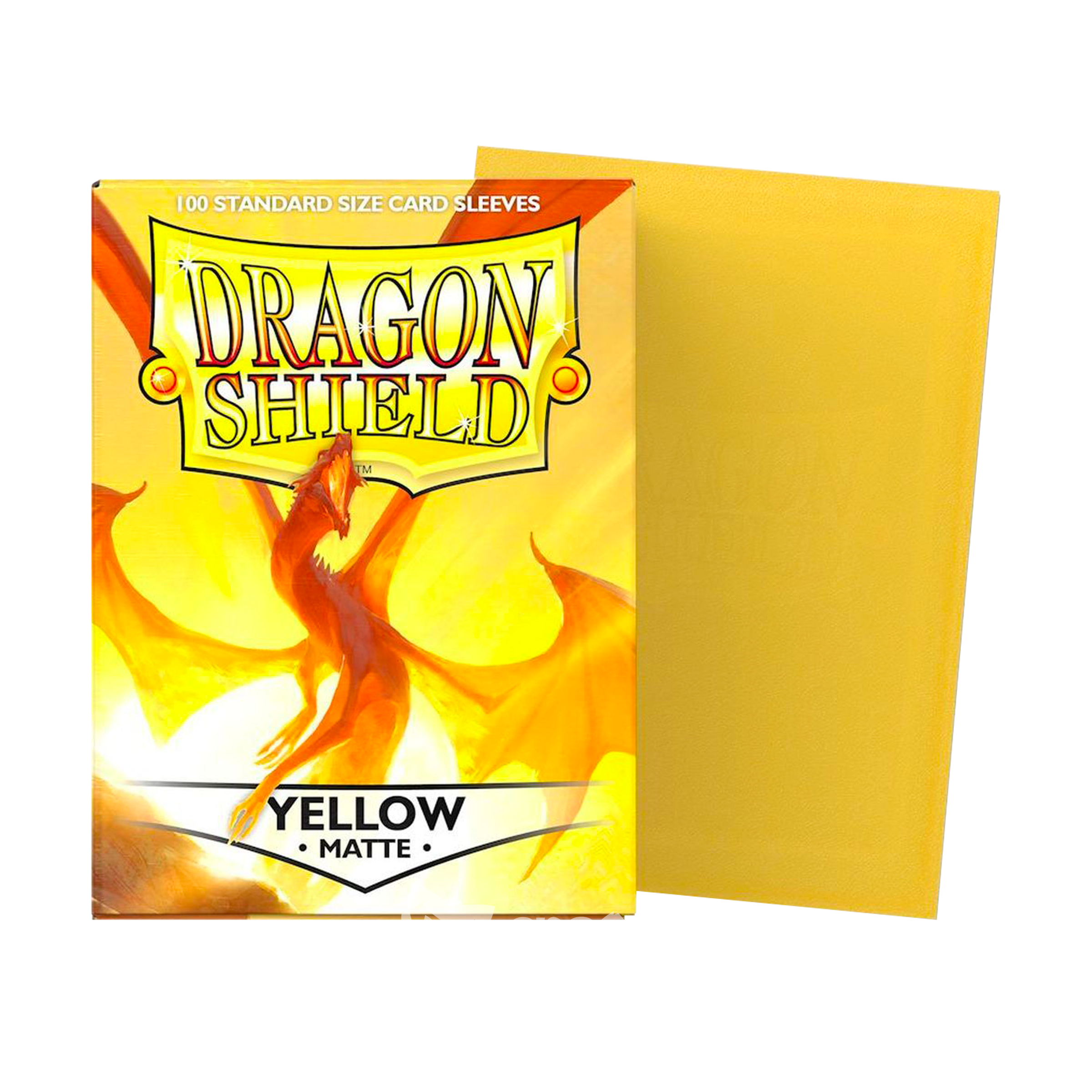 Sleeves | Dragon Shield | Standard Sleeves | Jaune Matte | 100 Pièces 🎴